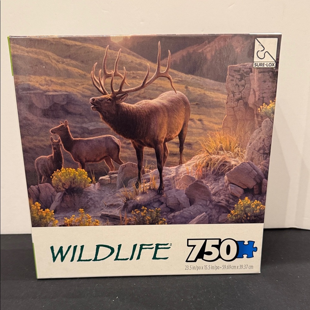 Sure Lox Wildlife 750Piece jigsaw Puzzle elk